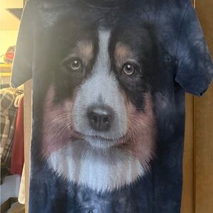 The Mountain Dog Face T-Shirt - Black and White